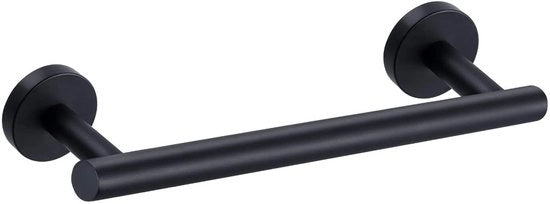 Asciugamani appesi - RVS - Telaio nero opaco - 1 pezzo