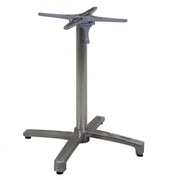Base tavolo alluminio Lucas grigio ribaltabile cm 52x52h72