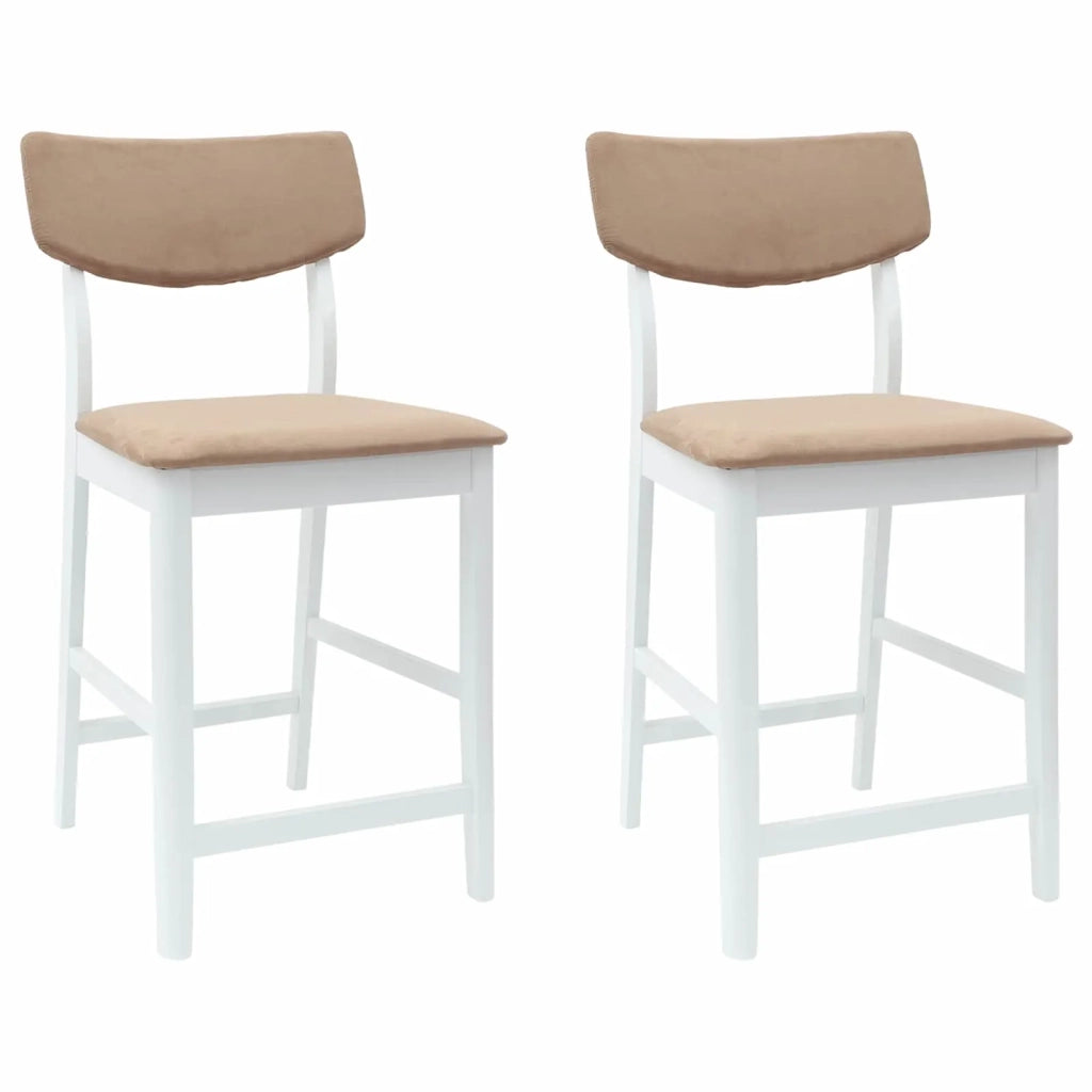 Sedie da pranzo 2 pcs Bianco 48 x 49 x 95 cm