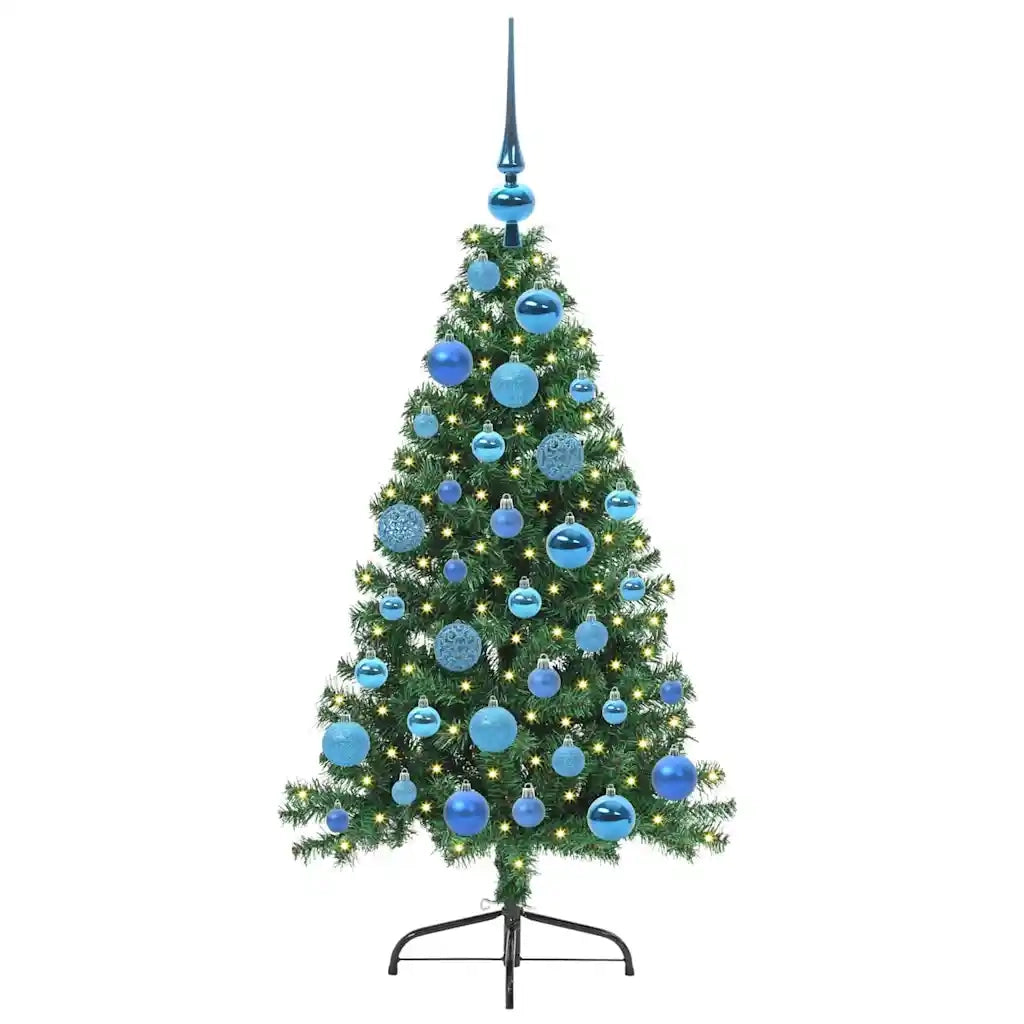 Albero di Natale artificiale con luci integrate Verde 120 cm 3396996