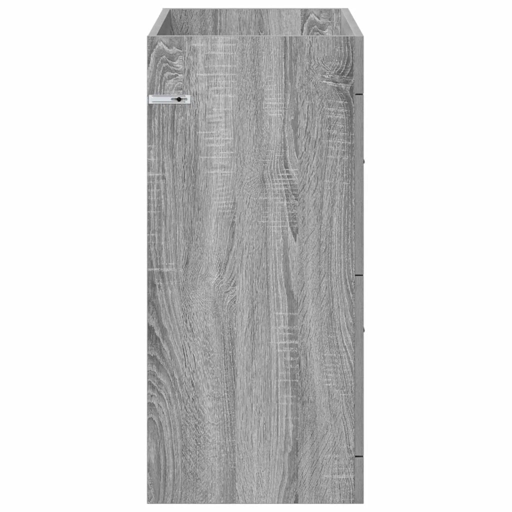 Mobiletto da Bagno Sotto Lavabo Sonoma grigio 890717