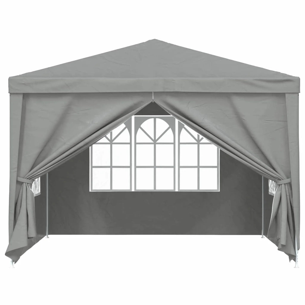 Tenda Party 300 x 300 x 255 cm Grigio Chiaro PE e Acciaio 42032999