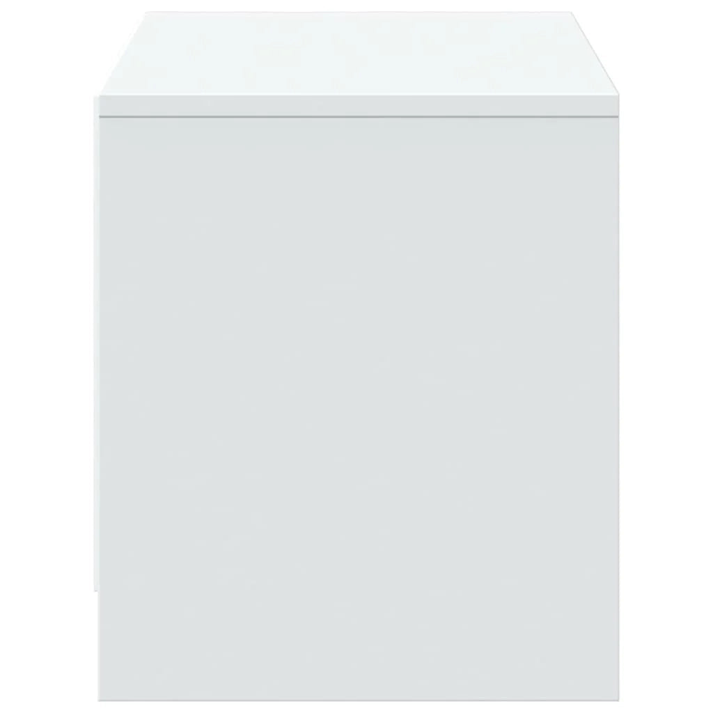 Mobile TV multimediale mensola TV credenza mobile TV per sala da pranzo soggiorno camera da letto con illuminazione a LED 97 x 34 x 40 cm legno ingegnerizzato bianco 02_0026457