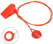 Fermo Velcro per Cintura Sport - Universale Chiave di Sicurezza - Rood - Clip Robusta - Sicurezza per Macchine per Cinture Sportive