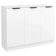 Credenza-Buffet-Armadio da cucina Bianca 90,5x30x70 cm in Legno Multistrato