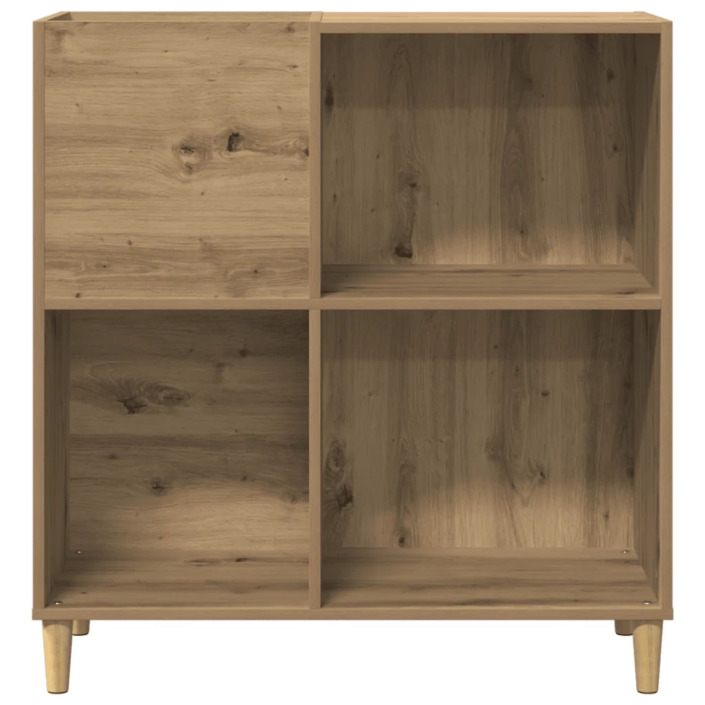 Mobile Porta Dischi Artigianale 84,5x38x89 cm Legno Multistrato