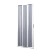 Porta Doccia in PVC 120CM H185 a soffietto con Apertura Laterale colore Bianco mod. Flex