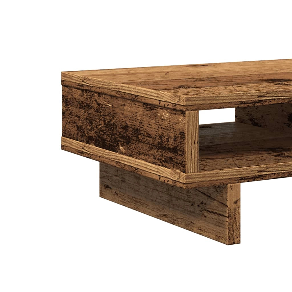 Supporto per monitor tavolo mobile ufficio legno vecchio 50 x 27 x 15 cm legno ingegnerizzato marrone 02_0045010