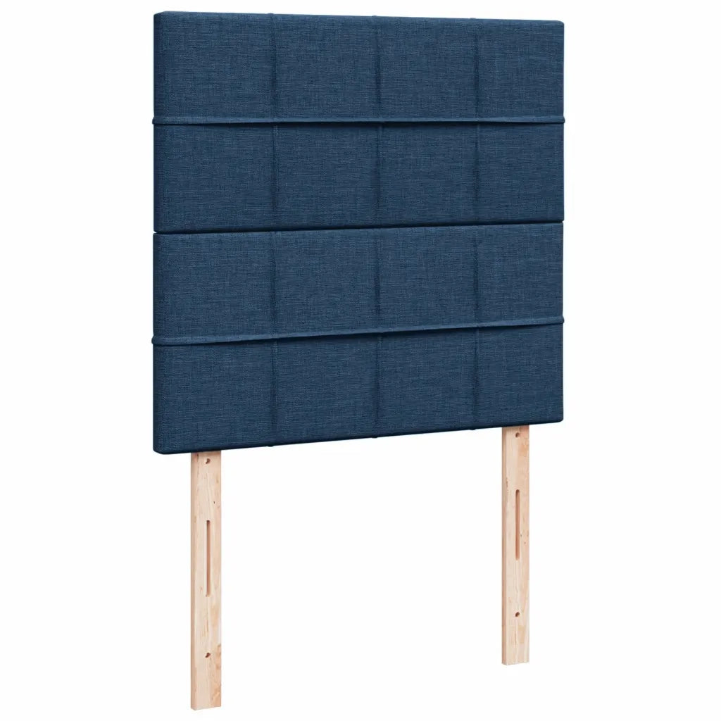 Giroletto a Molle con Materasso Blu 80x200 cm inTessuto