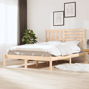 Letto senza Materasso 120x190 cm in Legno Massello di Pino