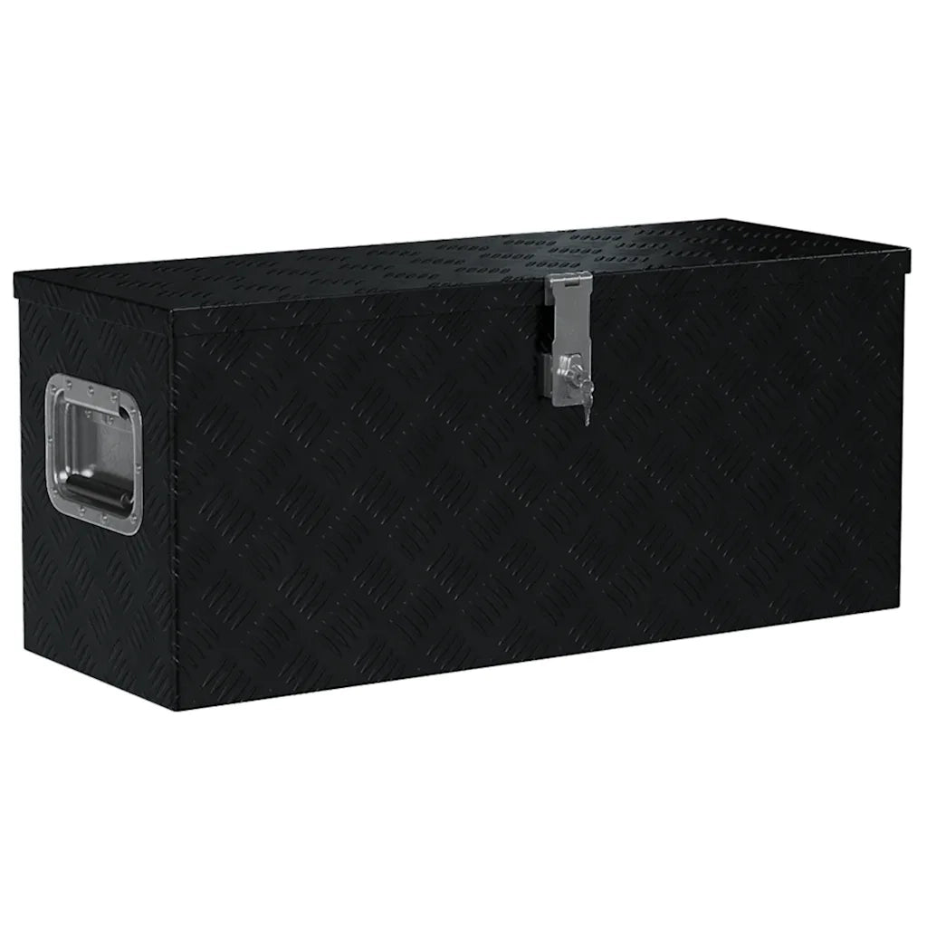 Cassetta in Alluminio 80x30x35 cm Nera  cod mxl 11701