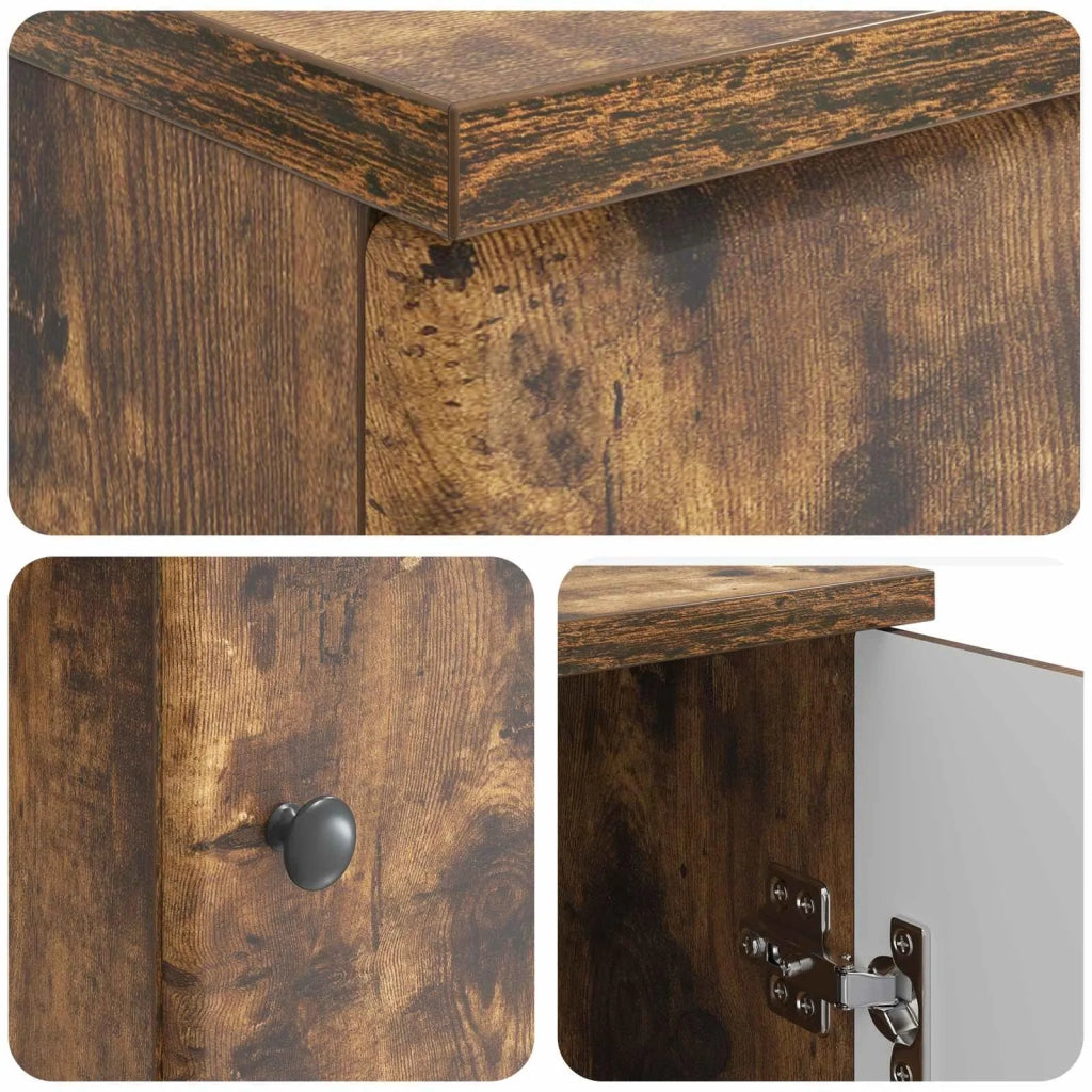 Scrivania Rovere Fumo 142,5 x 50 x 75 cm Legno ingegnerizzato 3414635