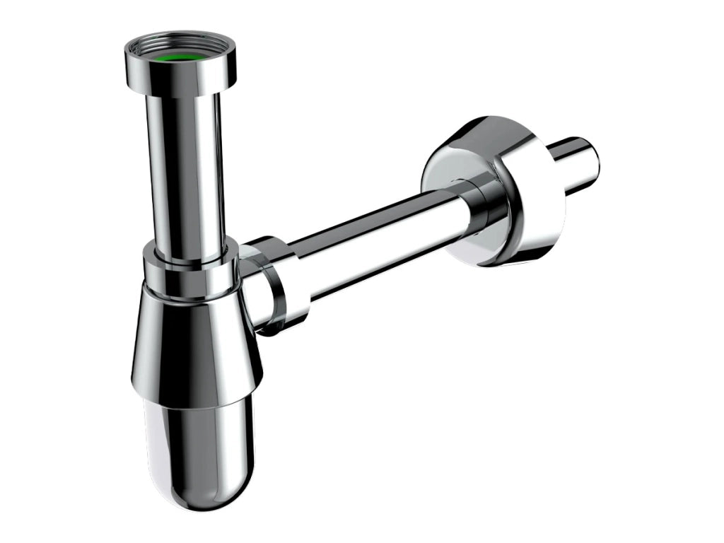 Sifone a bottiglia Thermotrap 1 1/4"x32 per lavabo in pvc Bonomini