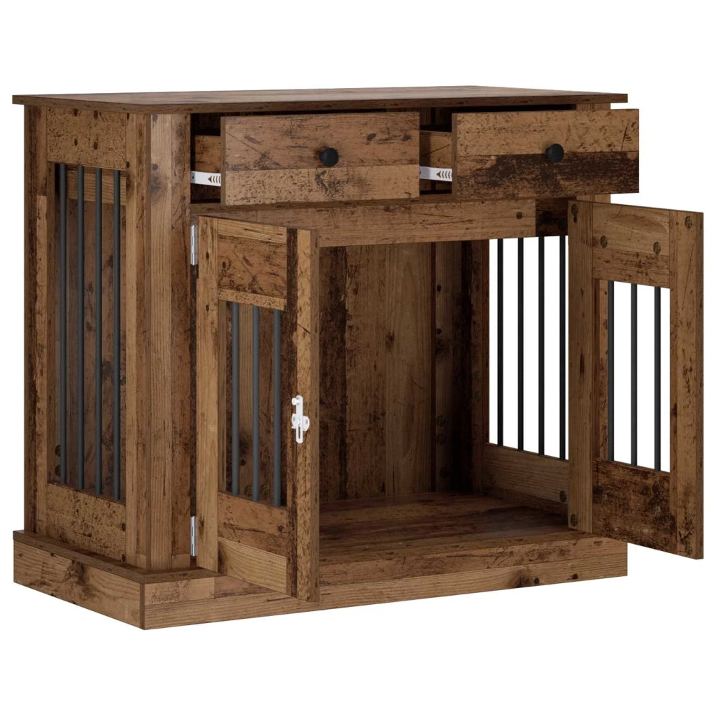 Mobile da cassa per cani Legno antico 90 x 47,5 x 80 cm 8014777