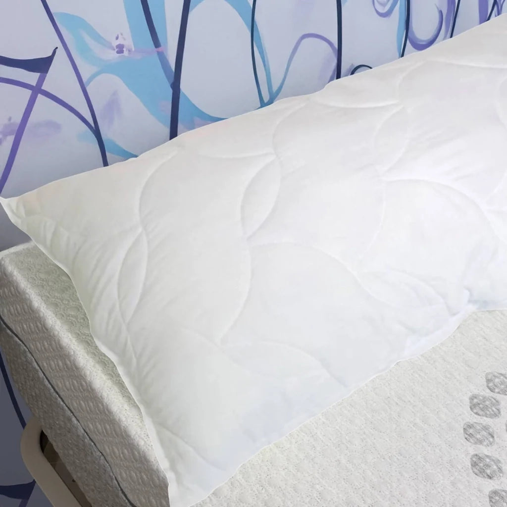 Coppia Guanciali Memory Foam Forato - Salvia - 73x44xh14