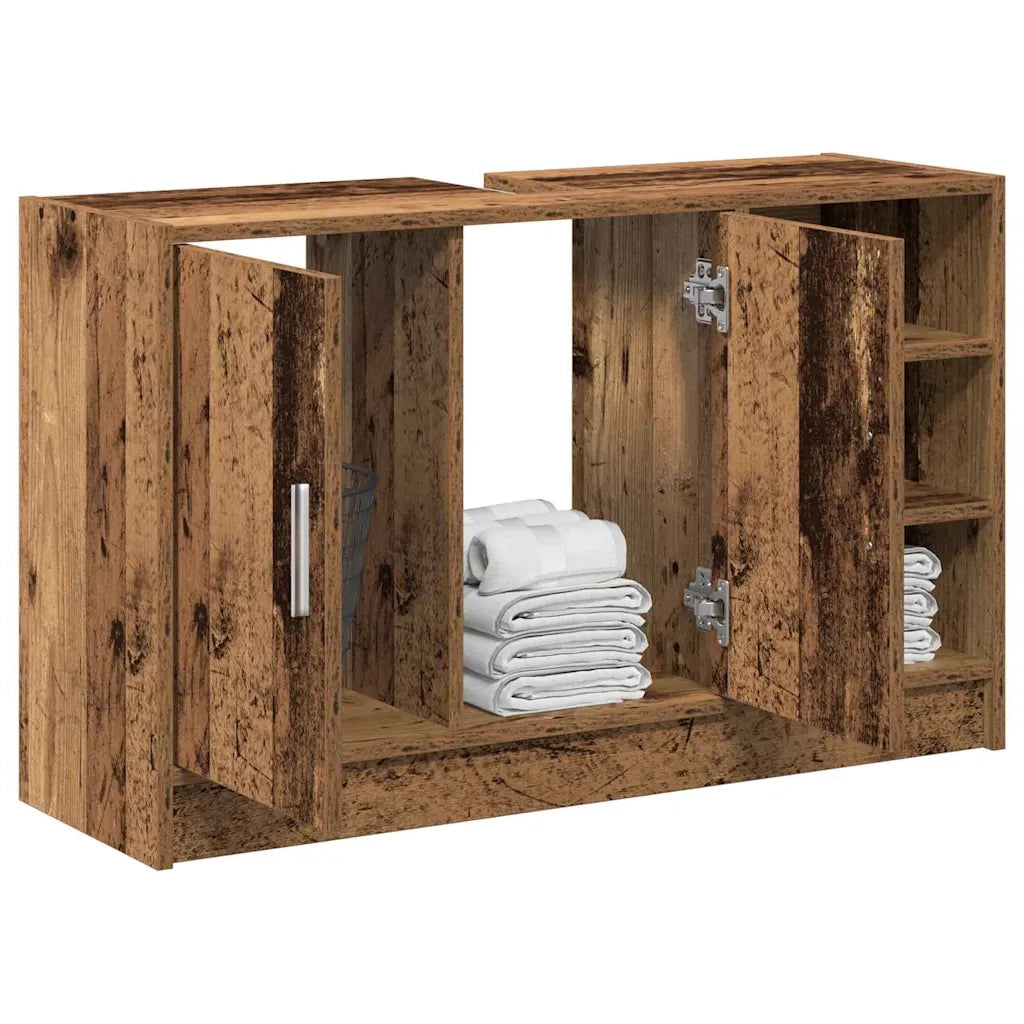 Mobile da Bagno Legno vecchio 90 x 29 x 55 cm Legno multistrato 869209
