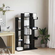 Libreria Rovere Nero 86 x 25,5 x 140 cm Legno multistrato 862680