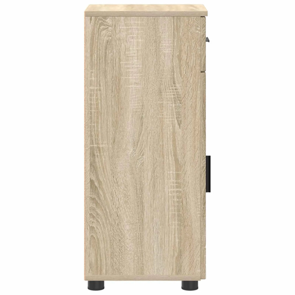 Mobile da Bagno con cassetto Rovere Sonoma 30 x 35 x 80 cm 883326