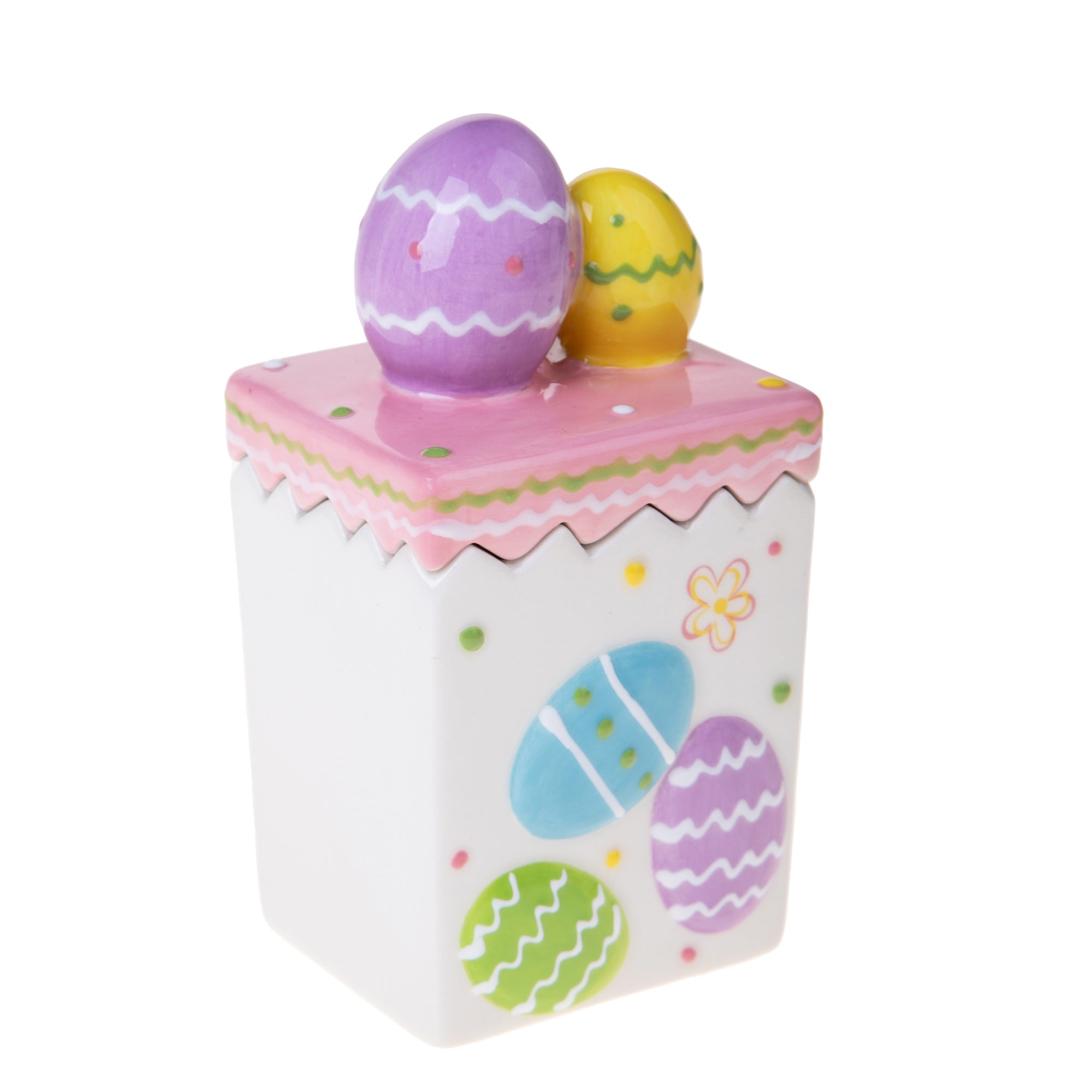 Set 2 Scatole Rettangolare con Uova 11x8x H 9 cm