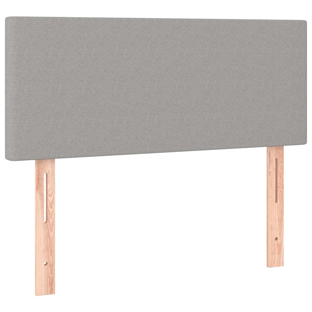 Giroletto a Molle con Materasso Grigio Chiaro 80x200 cm Tessuto 3126597