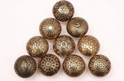 Set di maniglie in ottone per porta del frigorifero - maniglie per lato del frigorifero - 10 pezzi