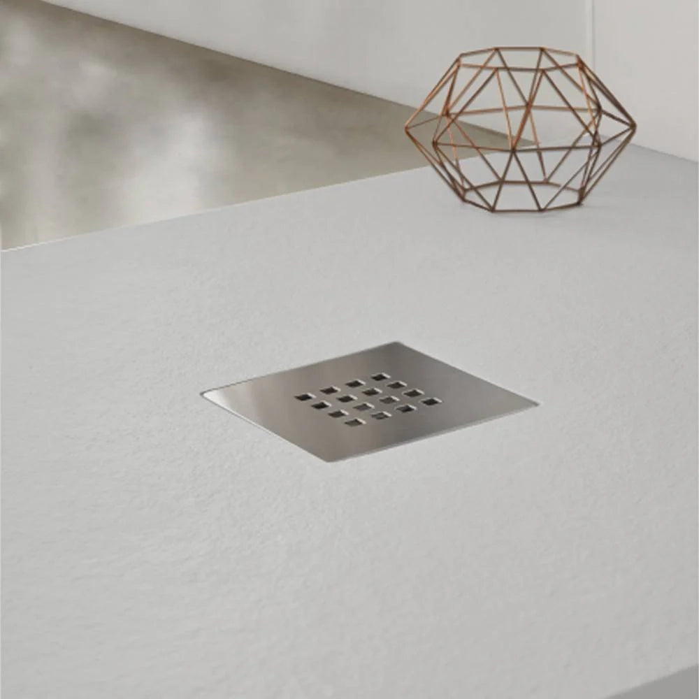 Piatto doccia effetto pietra 80x200 Cemento marmoresina pieno Piletta inclusa