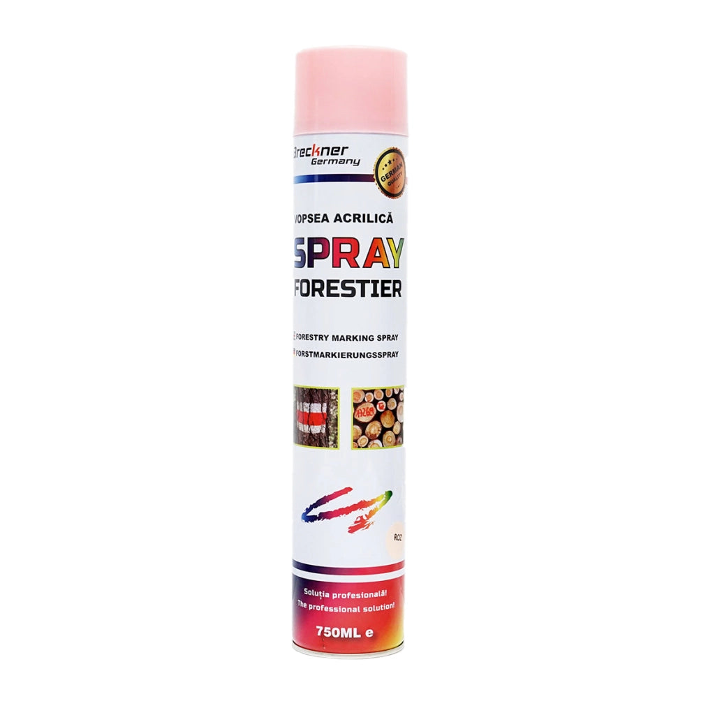 12 Vernice spray per marcatura forestale rosa 750ml Breckner Germany