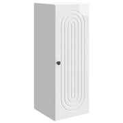 Mobiletto a muro Bianco Lucido 33 x 34,5 x 90 cm 898079