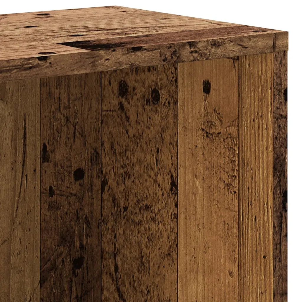 Libreria-Scaffale per Libri-Mobile di Stoccaggio Legno Antico 67x24x161 cm in Truciolato