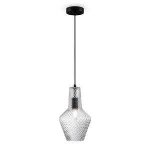 Lampada pendente Pendant in Metallo Tommy Nero