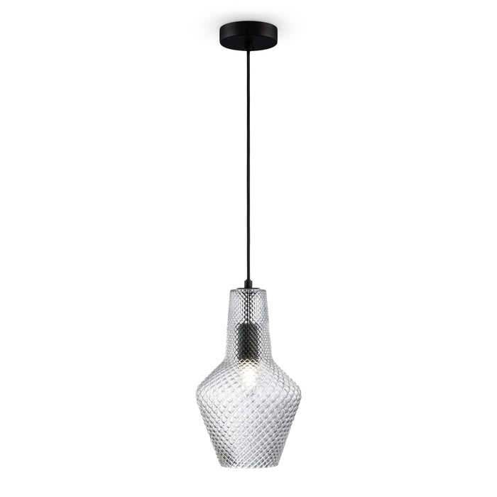 Lampada pendente Pendant in Metallo Tommy Nero