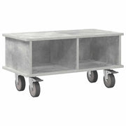 Supporto TV | Armadietto TV | Mobile Porta TV Grigio cemento 68,5 x 35 x 35 cm Legno multistrato