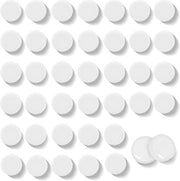 40 pezzi di forti magneti per lavagne e whiteboard | Decorativi magneti a forma rotonda per frigorifero | Set di magneti per scuola, ufficio e casa | Minimagnetici con forte aderenza per lavagne, foto e piatti (bianchi)