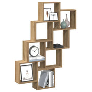Mensola a Muro Cubo Artigianale 90x15x119,5cm Legno Multistrato