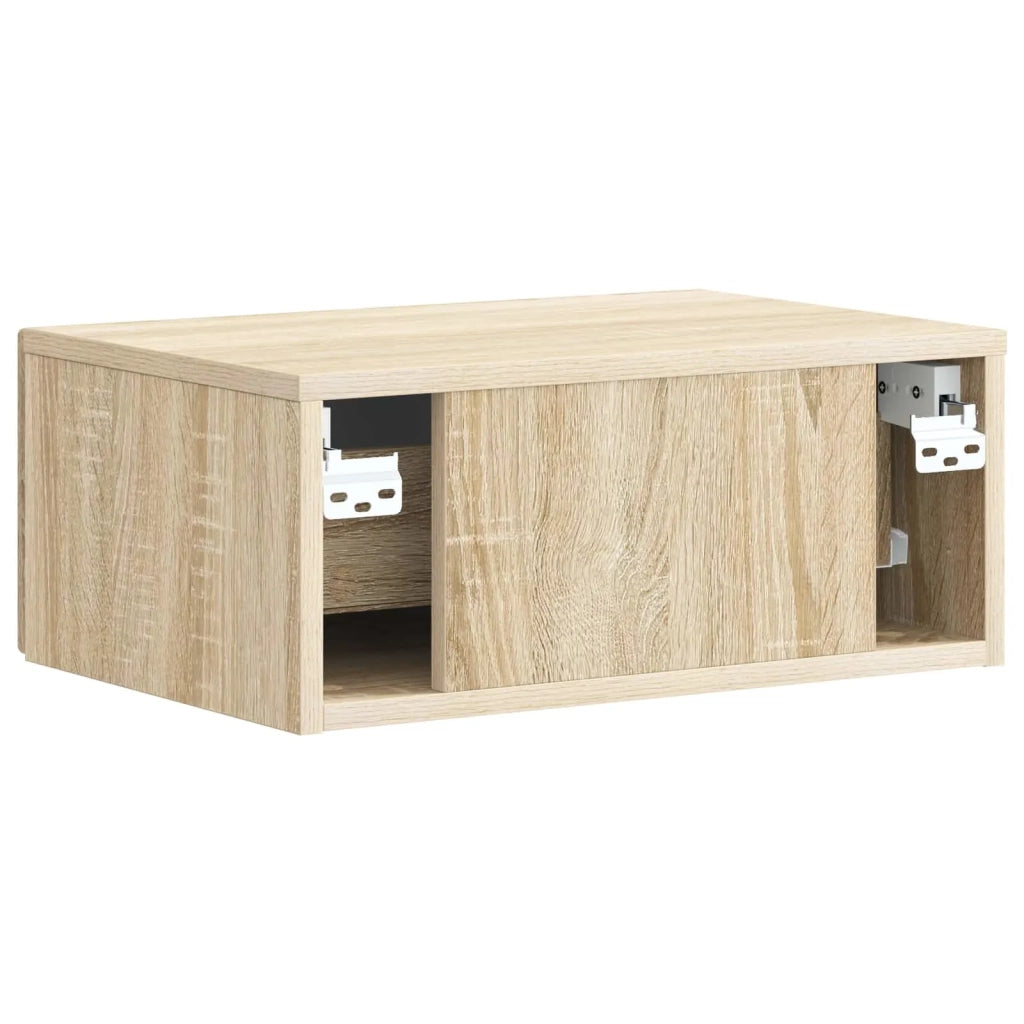Armadio da Notte con cassetto Rovere Sonoma 49 x 34,5 x 20 cm 897939