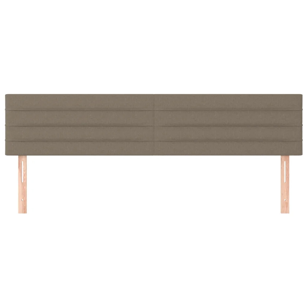 Testiera | Testata Tortora 160x5x78/88 cm in Tessuto