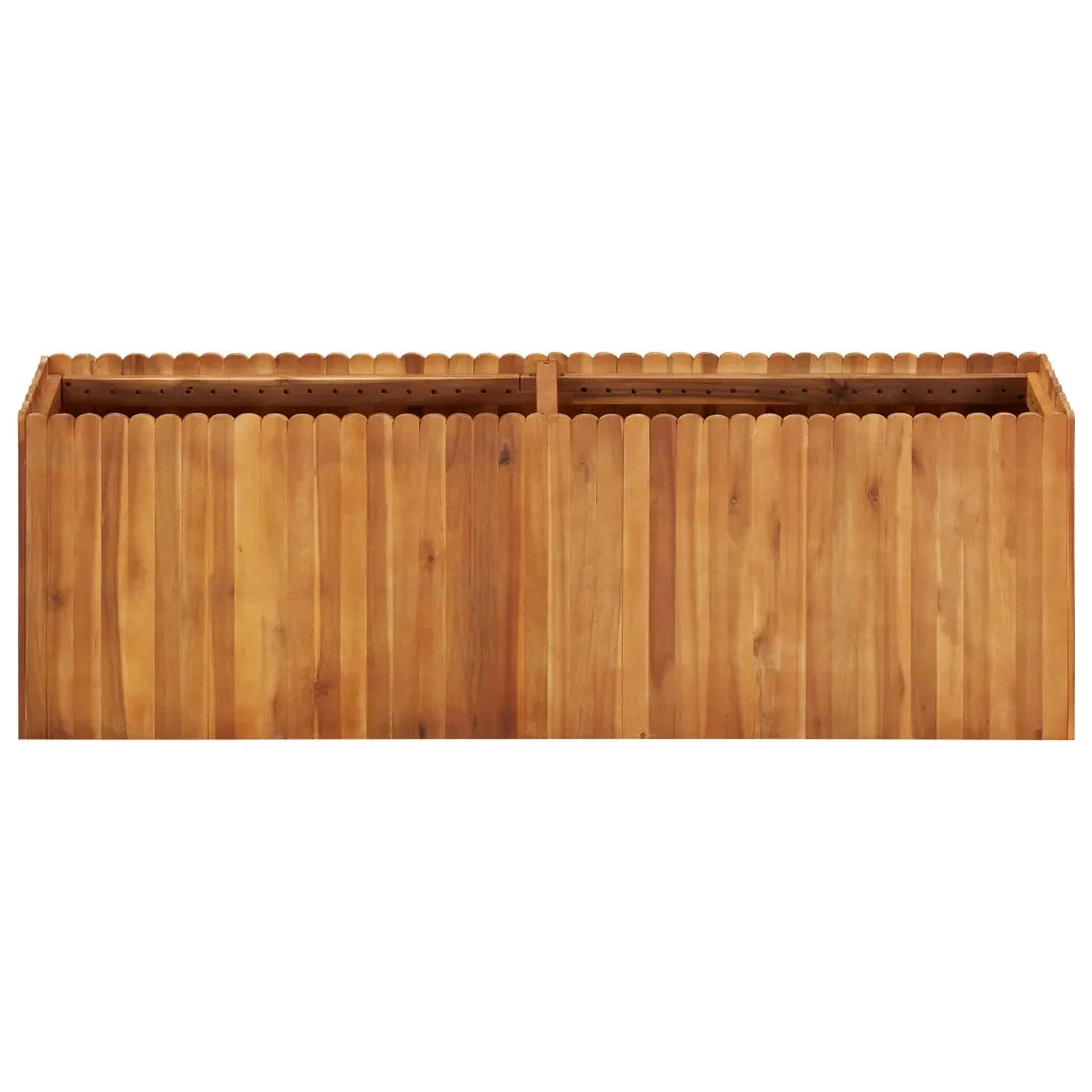Fioriere | Cassetta per fiori | Letto Rialzato da Giardino 150x30x50 cm in Massello di Acacia
