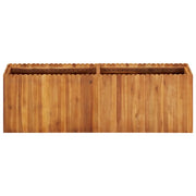 Fioriere | Cassetta per fiori | Letto Rialzato da Giardino 150x30x50 cm in Massello di Acacia