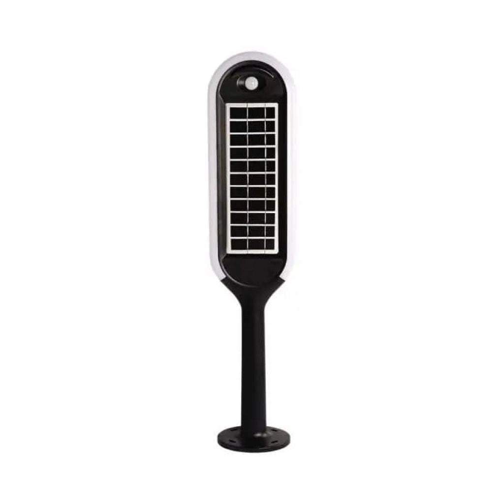 V-TAC Faretto Piantana Solare LED da Giardino 5W Colore Bianco e Nero 4000K IP65 SKU 6665