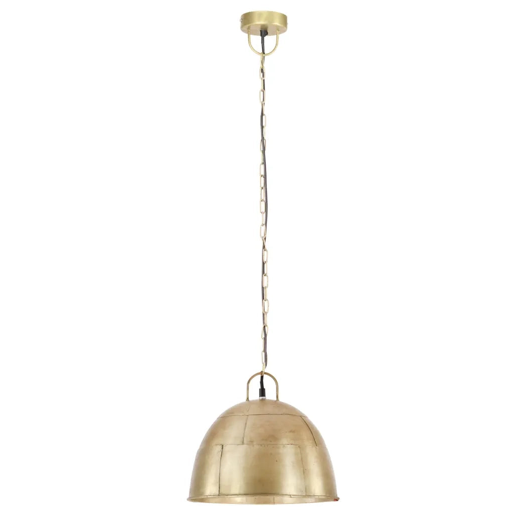 Lampada Industriale Vintage 25 W Ottone Rotonda 31 cm E27 320547