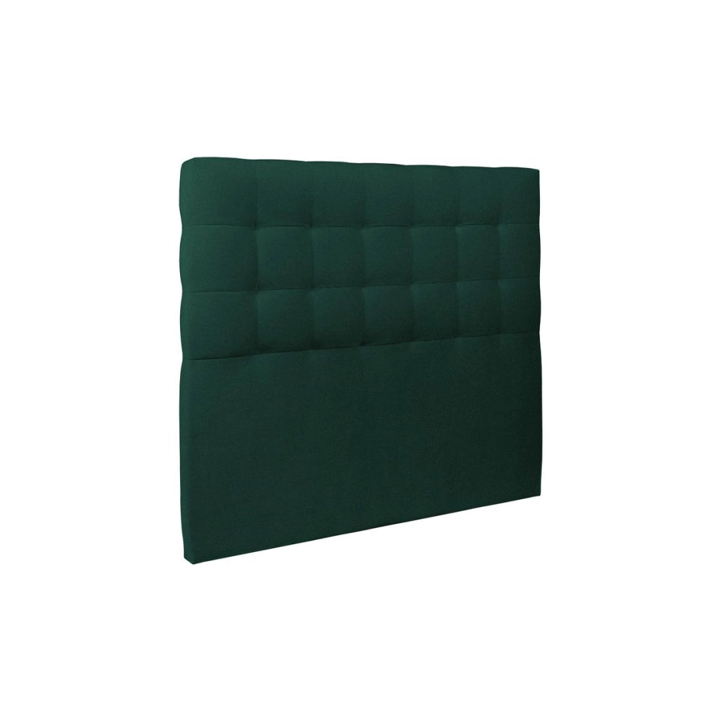 Letto 150x190 cm con testata imbottita - Tessuto velluto