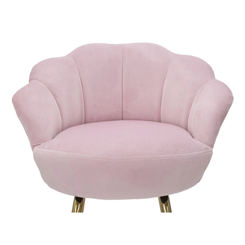 Sgabello Bar Vienna Rosa cm 55x53x110