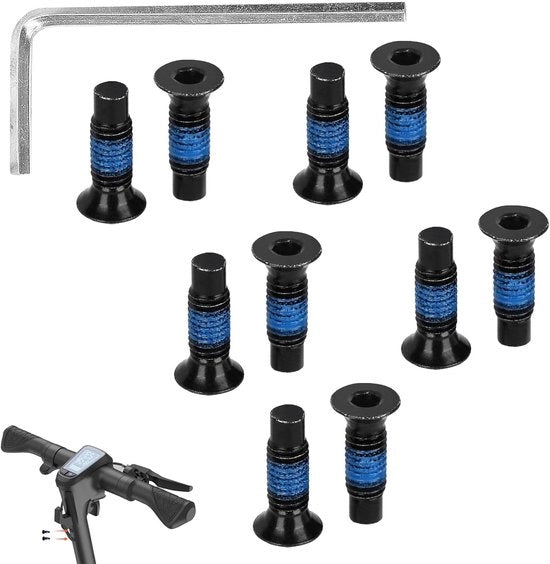 10 set di viti per scooter elettrico, accessori scooter con chiave a stella 1, compatibile con Xiaomi M365 ecc.