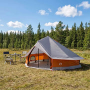 Tenda Tipi con tetto Grigio e arancione 800 x 800 x 430 cm 42028717