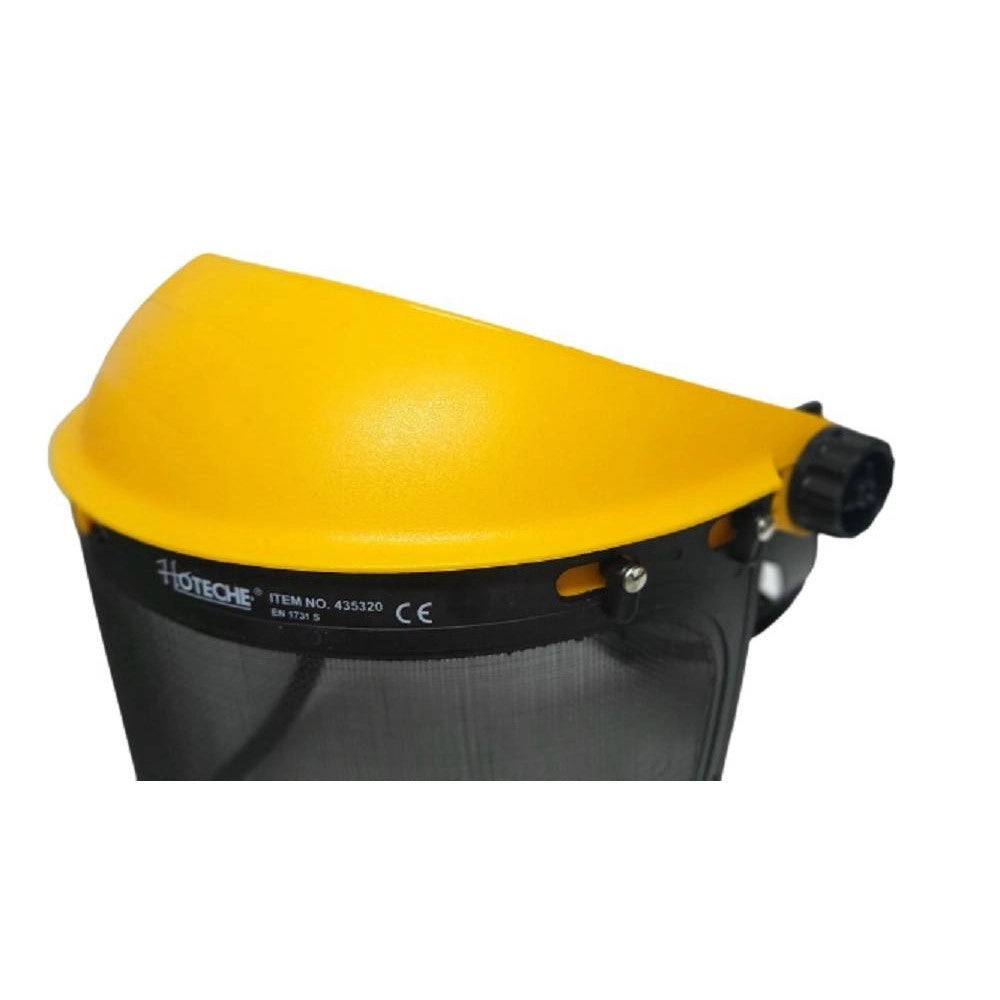 Trade Shop - Visiera Per Decespugliatore Cuffie Regolabile A Rete Protettiva Maschera 435320 -