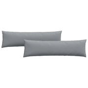 Cuscini da Divano 2 pz | Cuscini per sedie Grigio chiaro 145 x 40 cm Tessuto