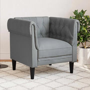Divano Grigio chiaro 78,5 x 74,5 x 74,5 cm Poliestere 42013004