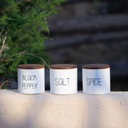 Nibara, set Contenitori set da 3, Bianco