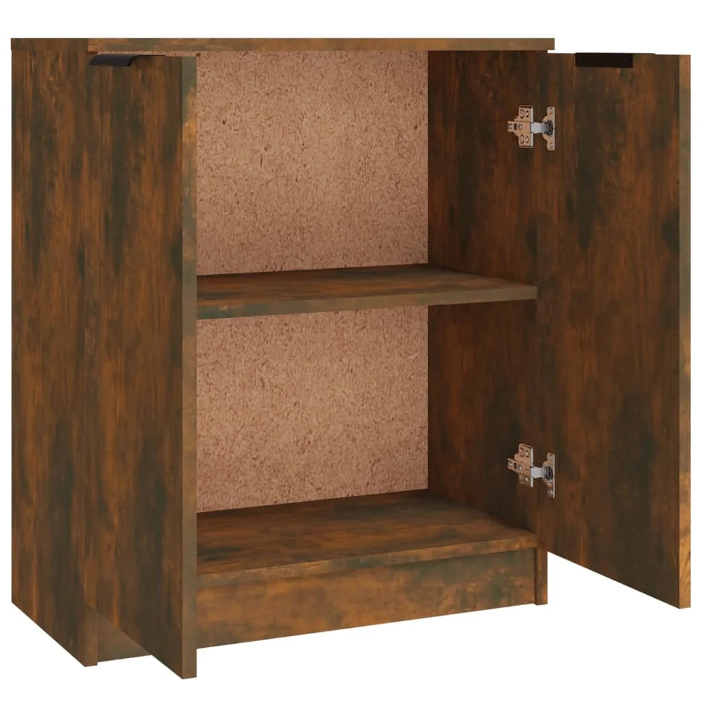 Buffet credenza cassettiera armadio mobile contenitore organizer per cucina soggiorno salotto 3 pezzi legno ingegnerizzato marrone 02_0037056