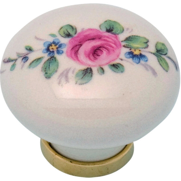 POMOLO PORCELLANA TONDO C/BASE F/20 31X26 MM- 25,0 pz